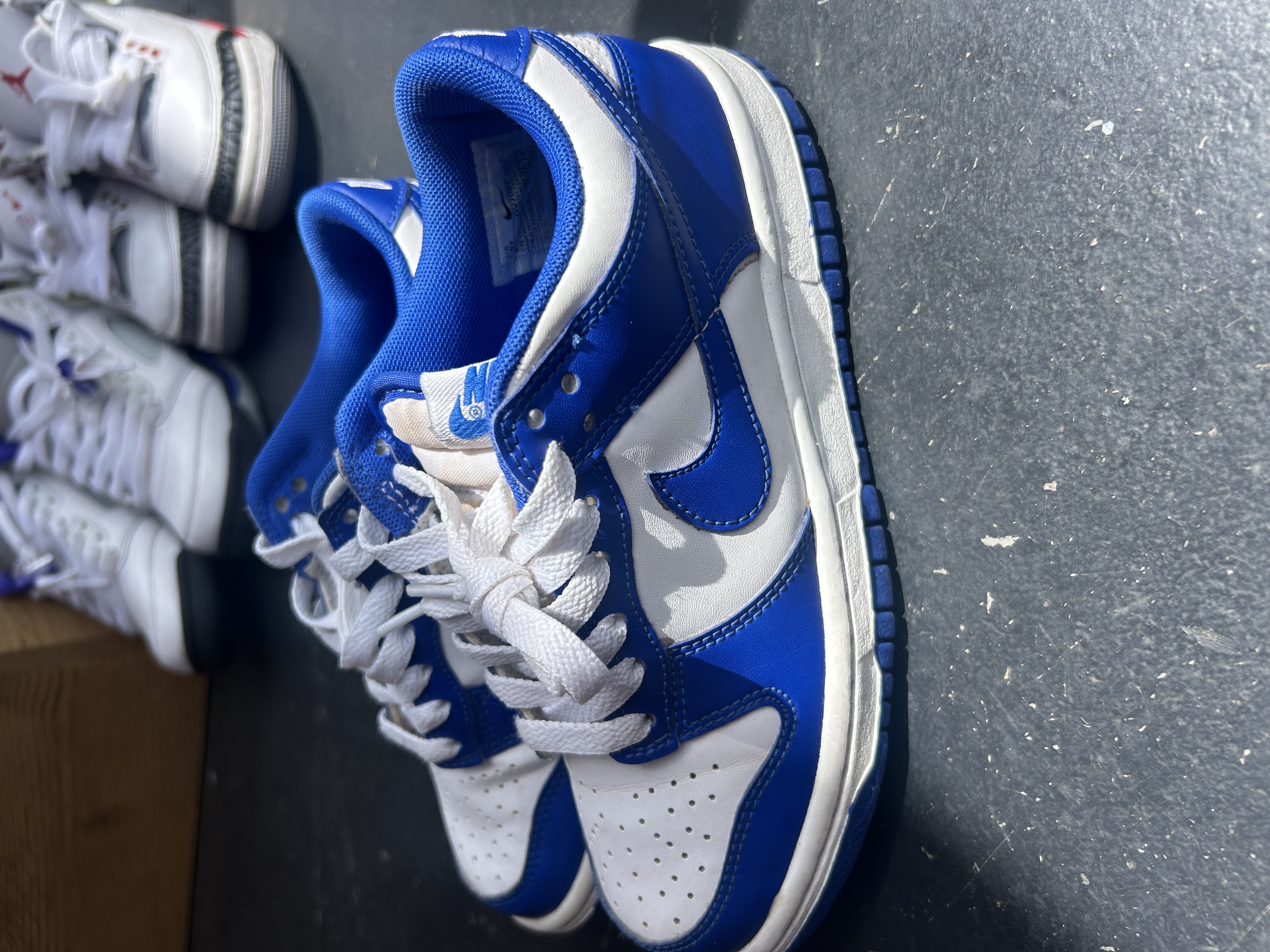 Royal Dunks Youth Size 4